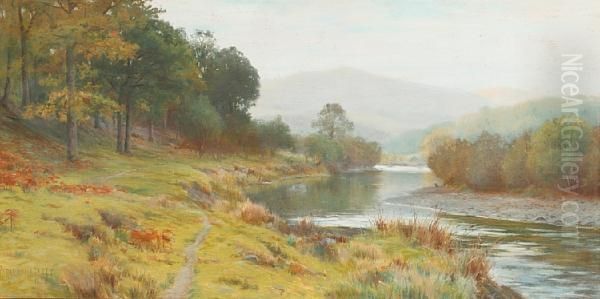 Rural River Landscape, And Another Similar - view 1