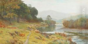 Rural River Landscape, And Another Similar by Parker Hagarty