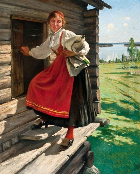 Girl In Mora Dress - view 1