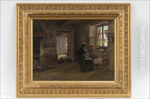 Neulova Mummo - Stickande Gumma. by Otto Hagborg