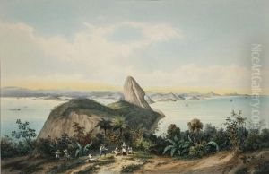 Rio De Janeiro A Entrada Da Barra (da Babilonia) by Friedrich Hagedorn