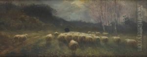 La Rentree Du Troupeau by Maurice Hagemans