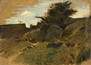 Landschaftsskizze by Theodor Joseph Hagen