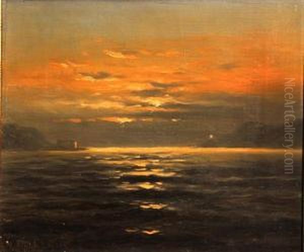 The Golden Gate At Sunset - view 1