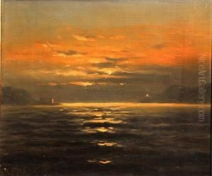 The Golden Gate At Sunset by Nels Hagerup