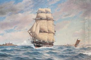 Norrkoping Off Kronborg Castle Athelsingor by Jakob Hagg
