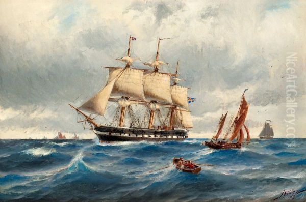 Fregatten Vanadis I Nordsjon - view 1