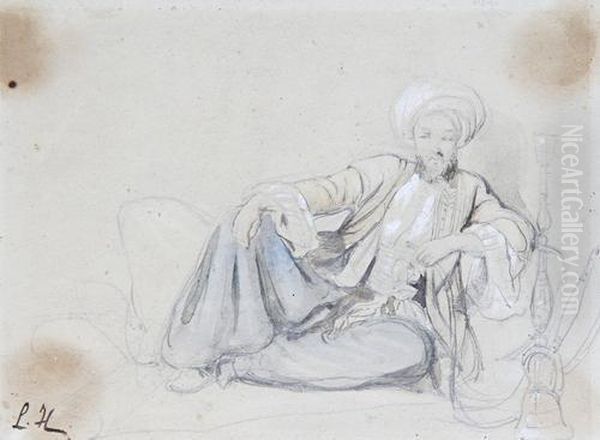 Portrait Of A Reclining Gentleman - view 1