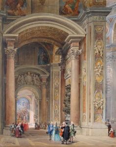 L'interno Della Basilica Di San Pietro