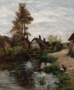 The Village Stream by Joshua Anderson Hague