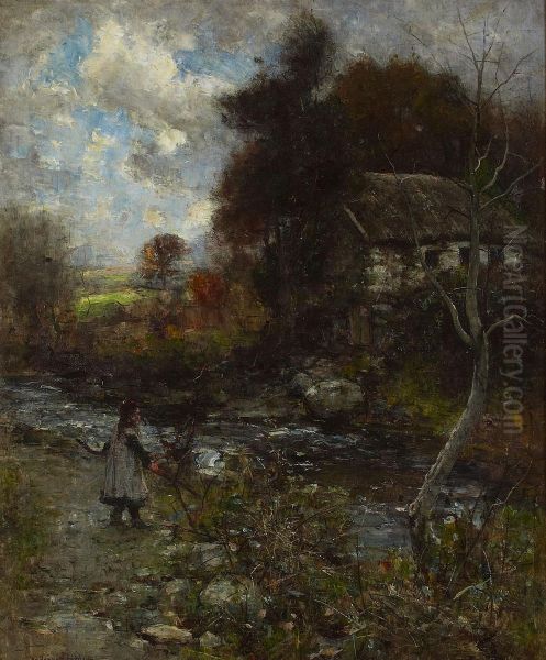 By The Mill-stream - view 1