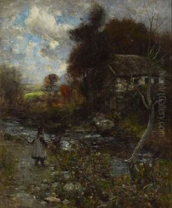 By The Mill-stream by Joshua Anderson Hague