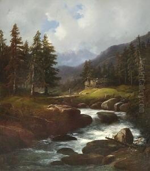 Gebirgslandschaft. - view 1