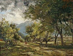 Landschaft Am Kochelsee by Josef Hahn