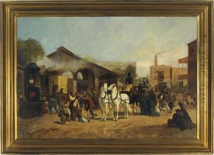Southern Pacific R.r. Station At Sacramento