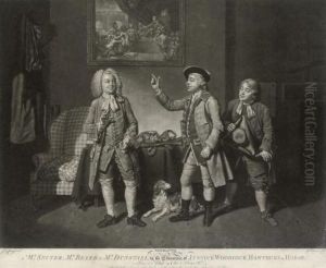 Mr Foote In The Character Of Major Sturgeon, In The Mayor Of Garrat by Johann Gottfried Haid