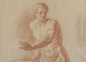 Half-length Portrait Of A Young Boy.