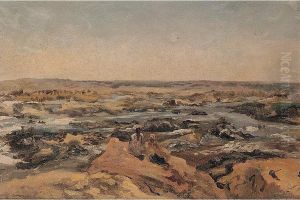 An Arab Resting By A River by Giuseppe Haimann