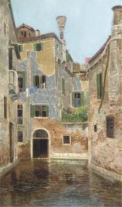 A Tranquil Venetian Backwater by William Haines