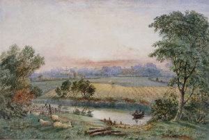 River Tyne Near Warden by Thomas Henry Hair