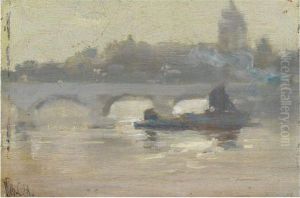 Ponte Sul Tamigi by George Charles Haite