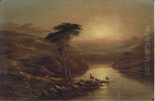 Dusk Over The Highlands - view 1