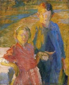 Children by Elemer Halasz-Hradil