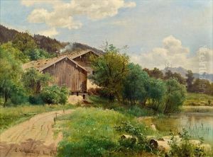 Bauernhof Am See by Ludwig Halauska