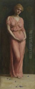 A Lady In A Grecian Dress A Lady In A Grecian Dress