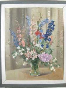 Still Life Ofa Vase Of Flowers,
Signed Bottom Right Still Life Ofa Vase Of Flowers,
Signed Bottom Right