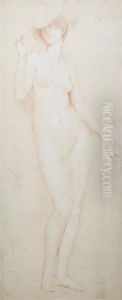 Nude With A Fan by Philip Leslie Hale