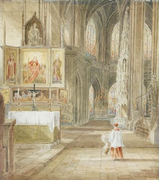 Interior Of Gothic Cathedral - view 1