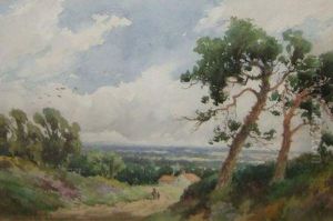 Country Scene by Richard William Halfnight