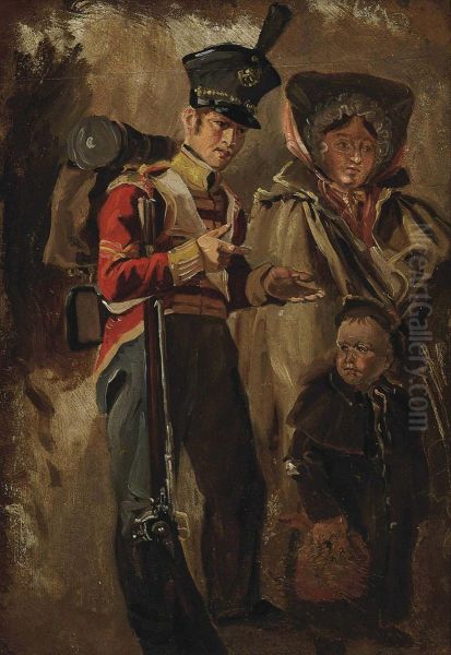 A Non-commissioned Officer Of The Light Infantry And Other Figures - view 1