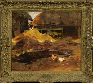 Cour De Ferme by Frederick Hall