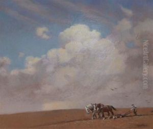 On The Berkshire Downs by Frederick Hall