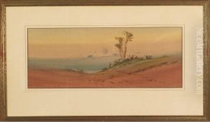 Evening Nr Karnac; Boats On An Egyptian Coast Evening Nr Karnac; Boats On An Egyptian Coast