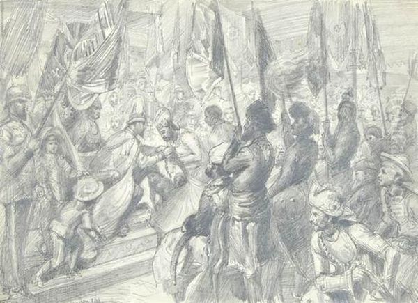 King George V In India - view 1