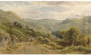 The Valley Of Varnun, Wales by William Hall