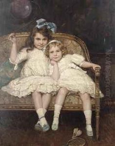 Roselie And Leslie Lever-tilletson by Maud Hall-Neale