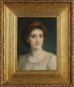 Portrait Of A Lady by Edward Charles Halle