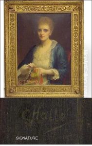 Signed Lowerright by Edward Charles Halle