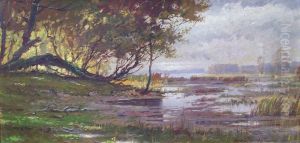 Spatherbst Im Sumpfgebiet Am Dnjepr by Tony Haller
