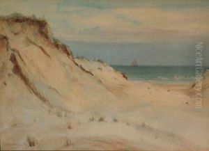 View Of The Ocean Through A Sand Dune View Of The Ocean Through A Sand Dune