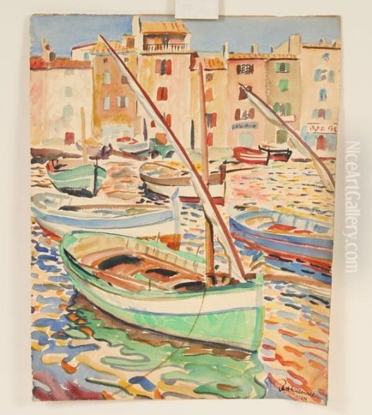 Boats In Harbor - view 1
