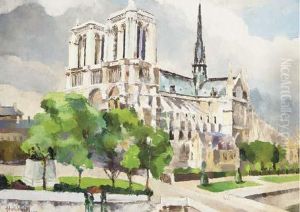 Notre Dame, Paris by Robert Hallowell