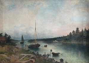 View Of The Archipelago by Carl Hallstrom