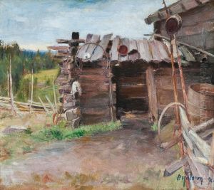 An Old Shack by Pekka Halonen