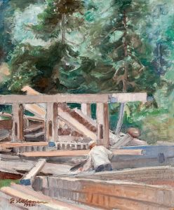 Under Construction by Pekka Halonen