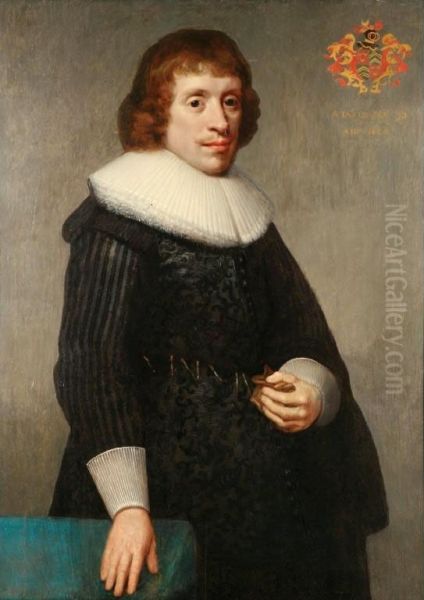 A Three Quarterlength Portrait Of A Gentleman - view 1